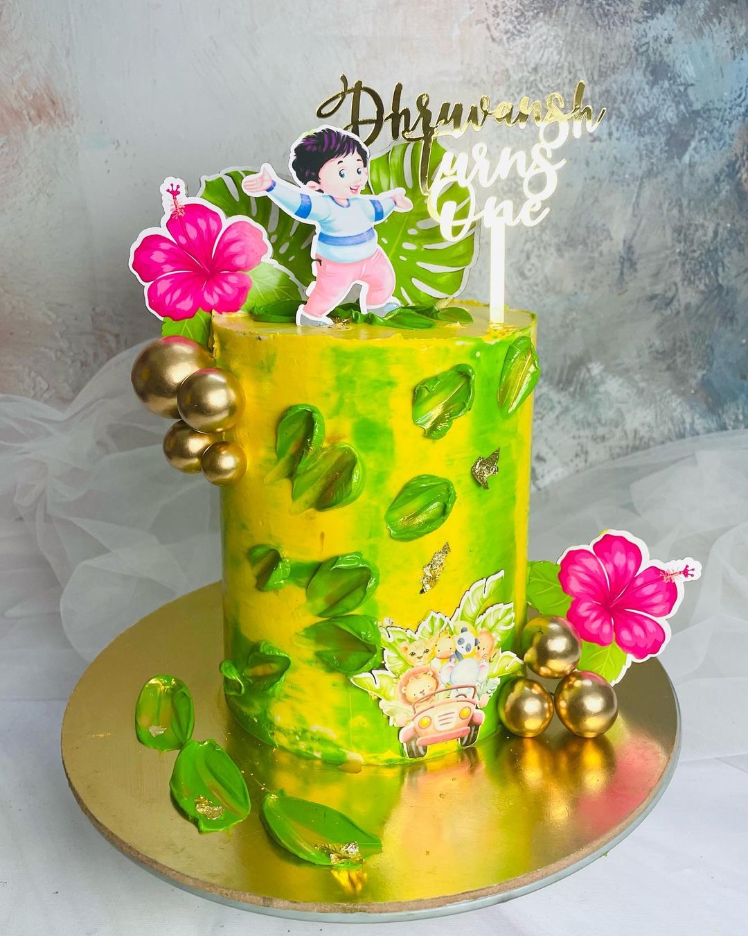 Jungle Theme Cake