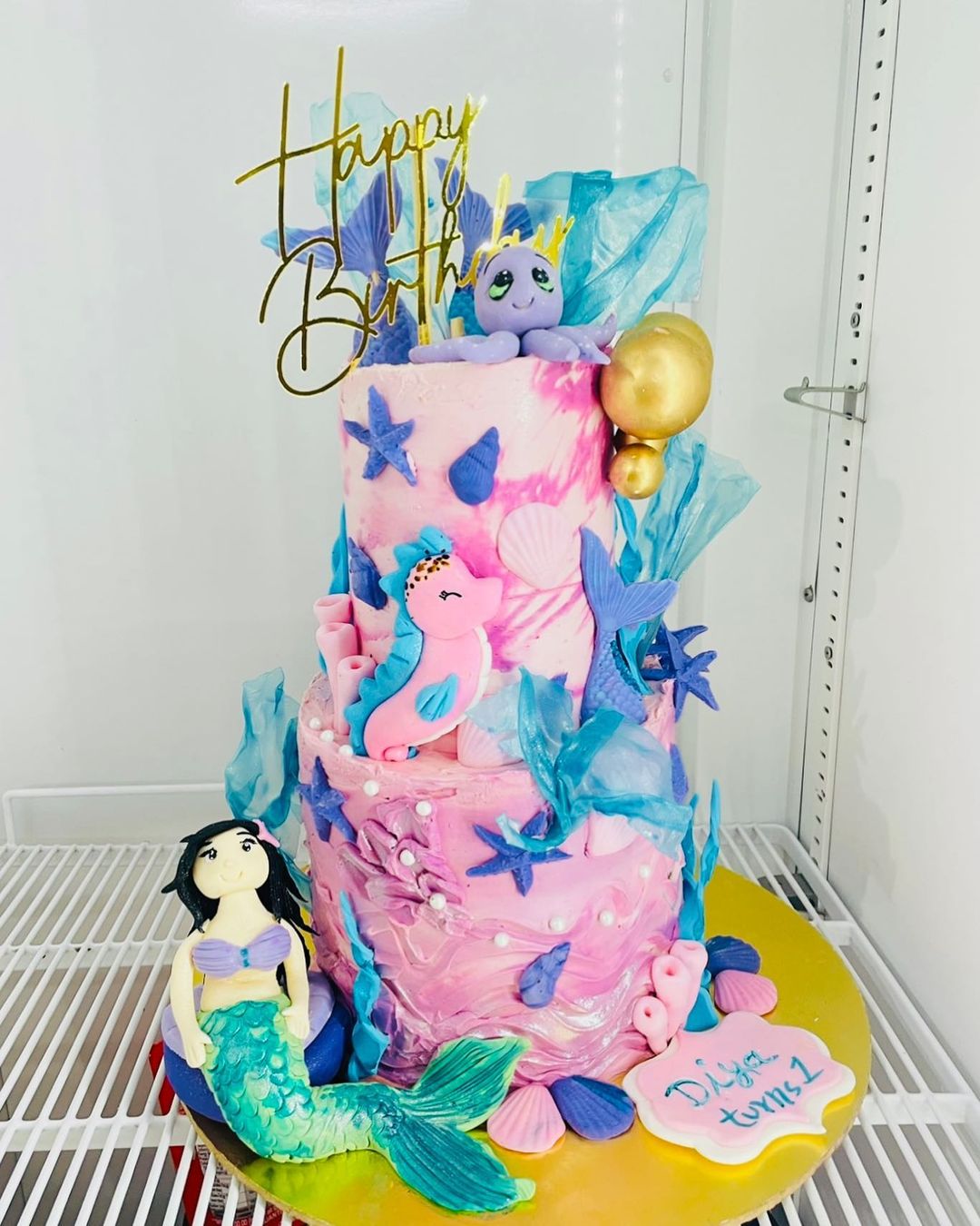 Mermaid Theme Cake