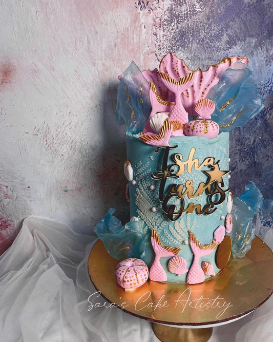 Mermaid Theme Cake