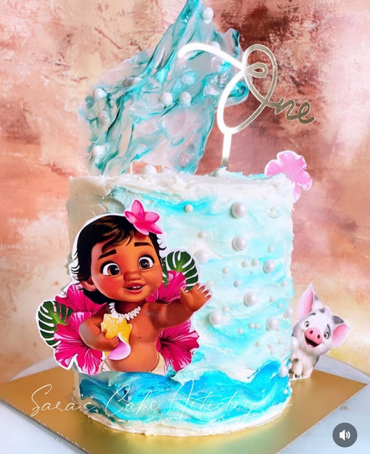 Moana Theme Cake