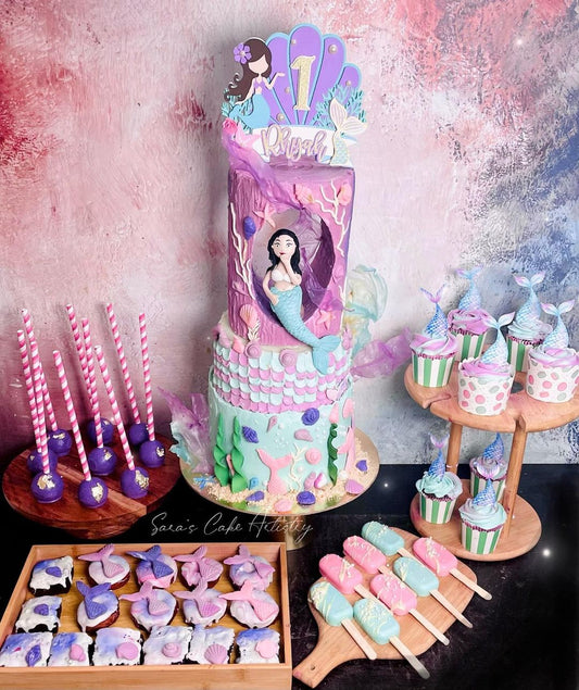 Mermaid Theme with Dessert Spread