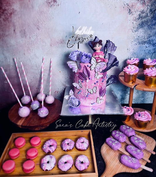 Little Andrina Cake with Dessert Spread