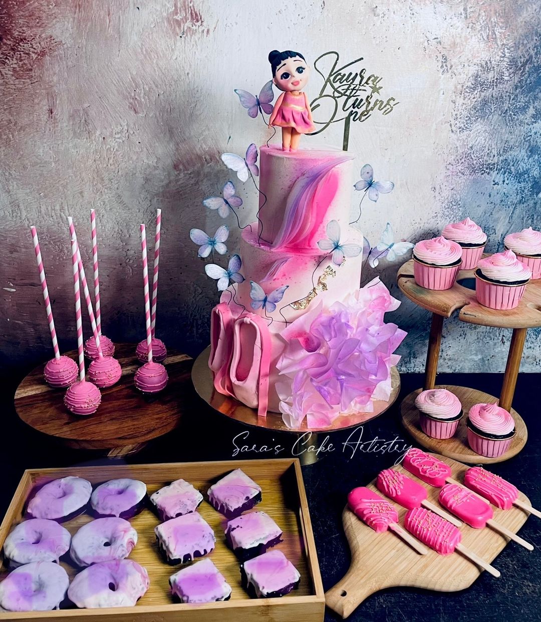 Little Belle Cake with Dessert Spread