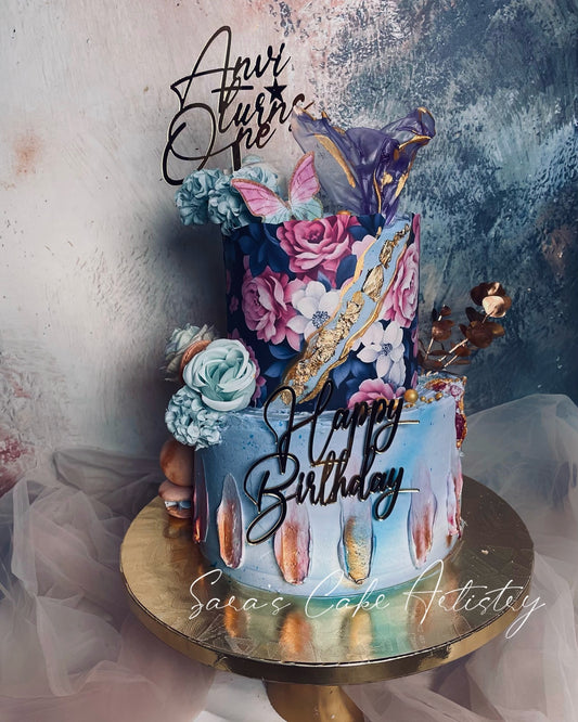 Floral Birthday Cake