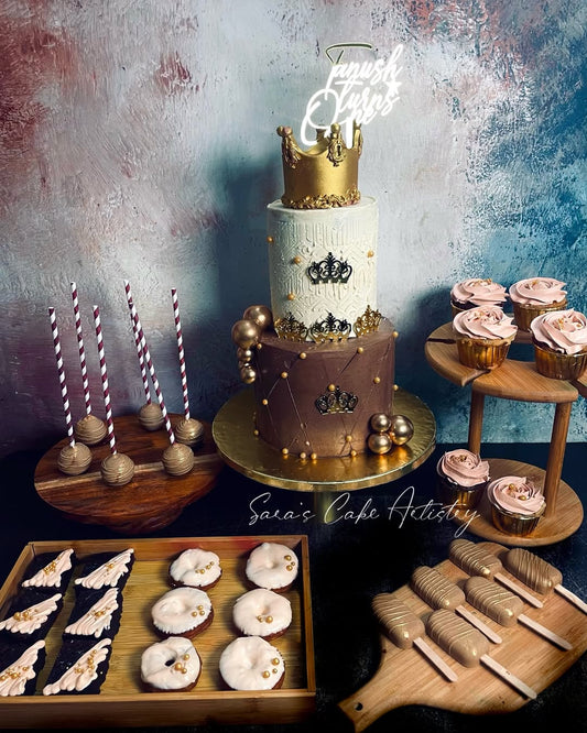 Royal Prince Theme Cake with Dessert Spread
