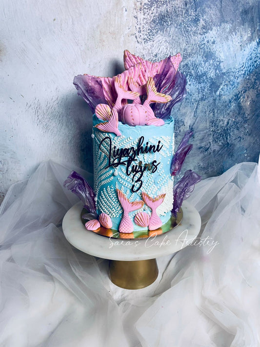 Mermaid Theme Cake