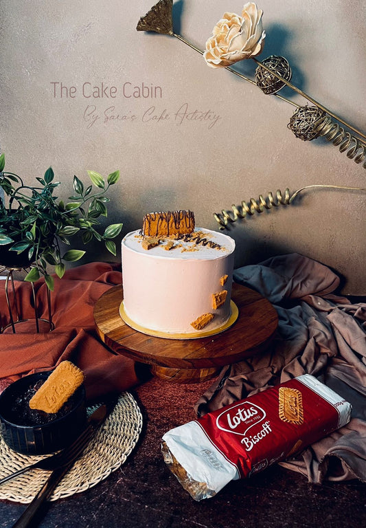 Creamy Biscoff Luxury Cake