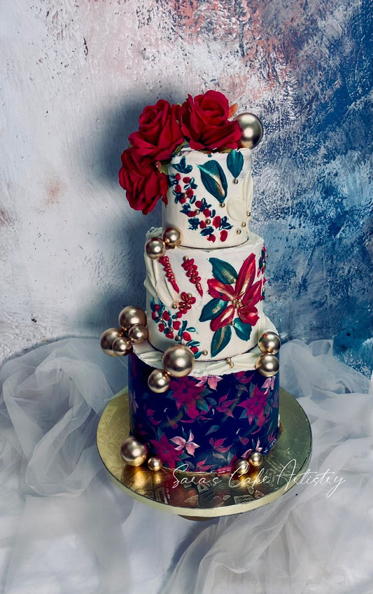 Floral Designer Cake