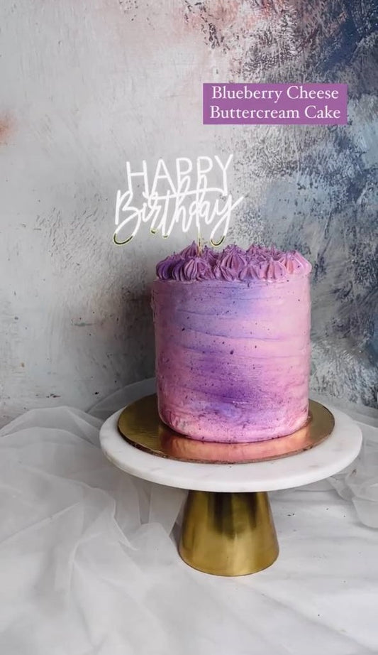 Blueberry Cheese Buttercream Classic Cake