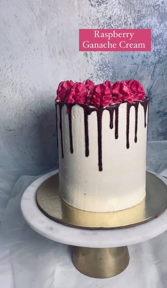 Raspberry Ganache Cake